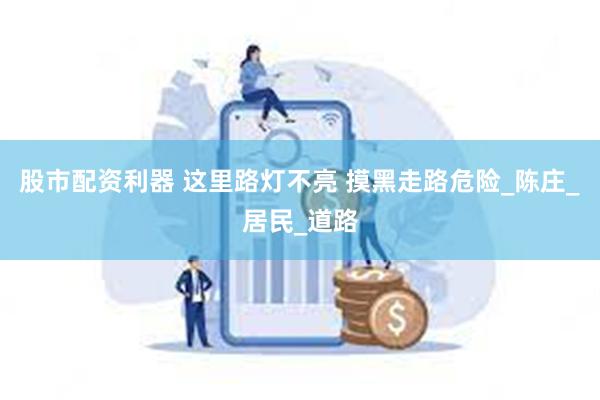 股市配资利器 这里路灯不亮 摸黑走路危险_陈庄_居民_道路