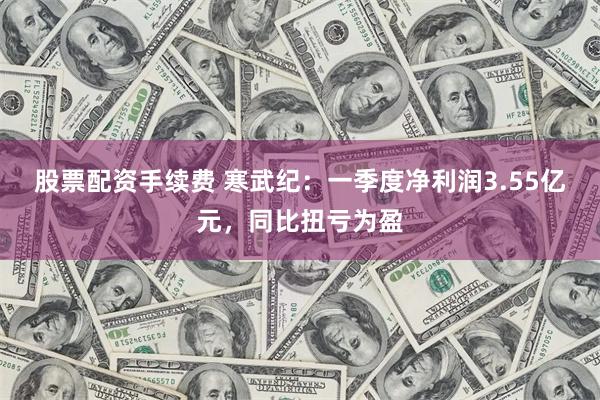 股票配资手续费 寒武纪：一季度净利润3.55亿元，同比扭亏为盈